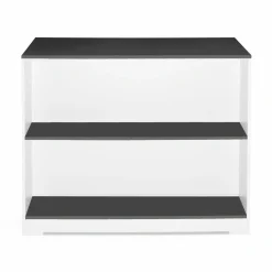 Table haute îlot de cuisine blanche et grise*IDMarket Sale