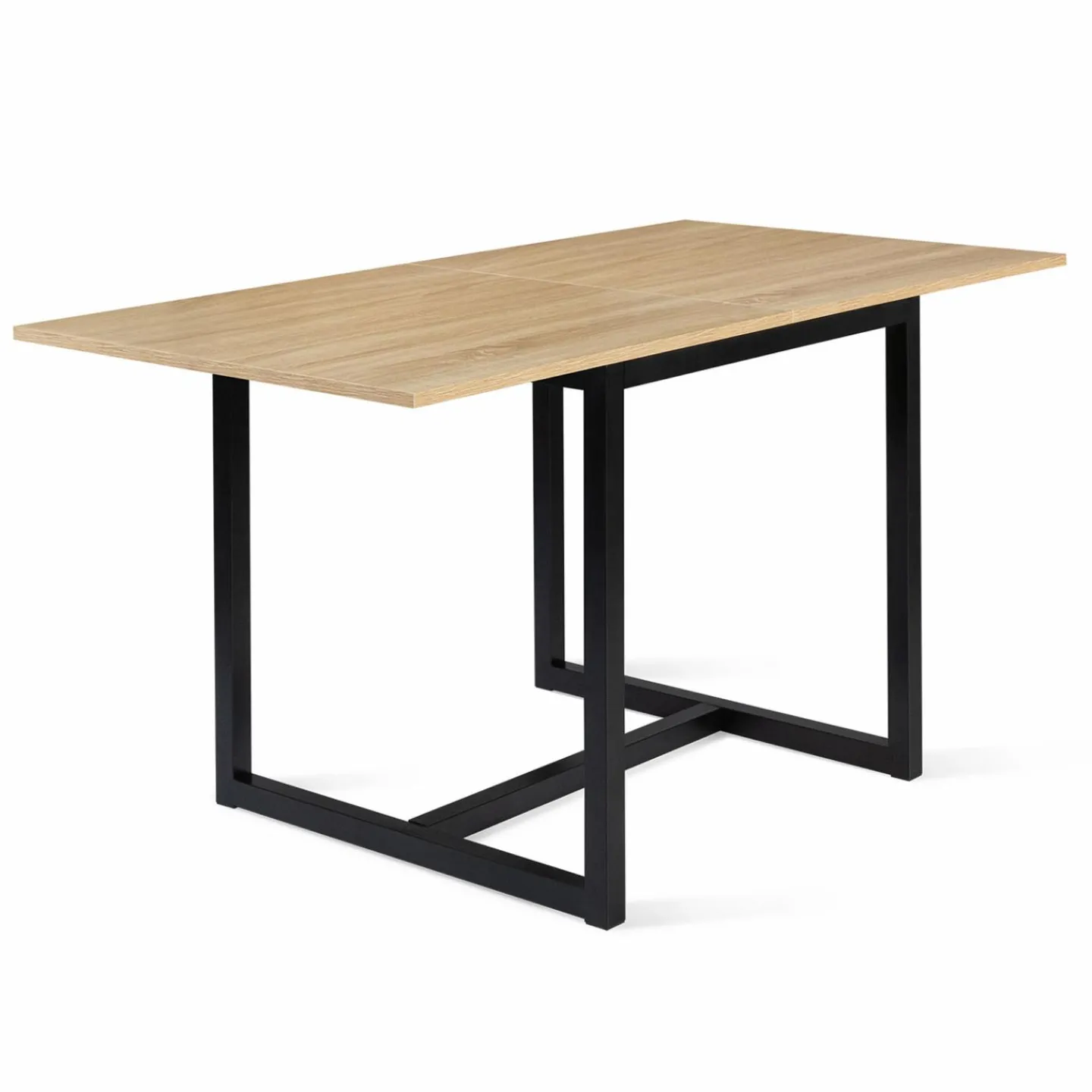 Table industrielle extensible 6-8 personnes 160 cm*IDMarket Hot