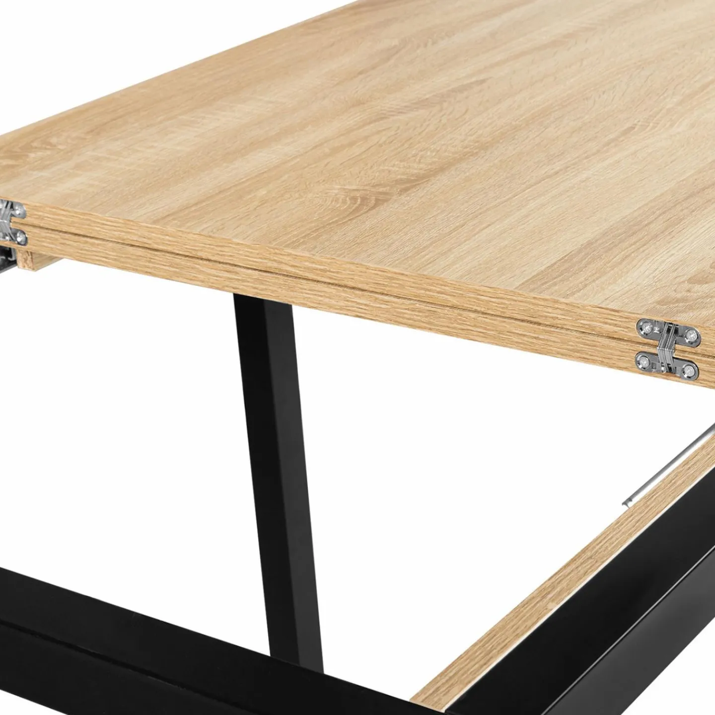 Table industrielle extensible 6-8 personnes 160 cm*IDMarket Hot