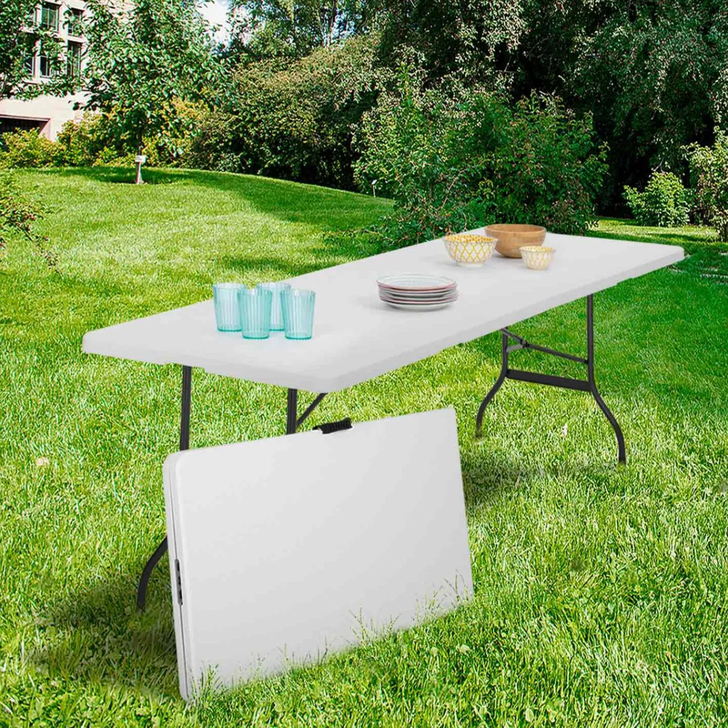 Table pliante d'appoint portable*IDMarket Sale
