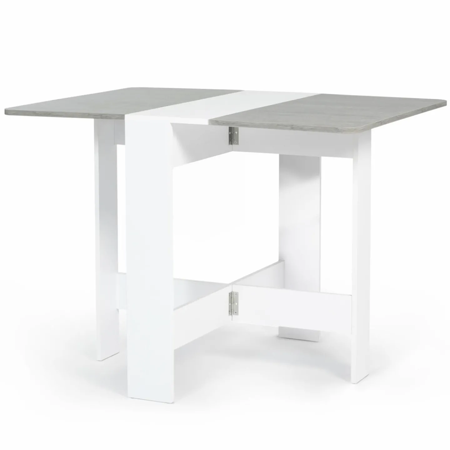 Table pliante design blanche et grise*IDMarket Sale
