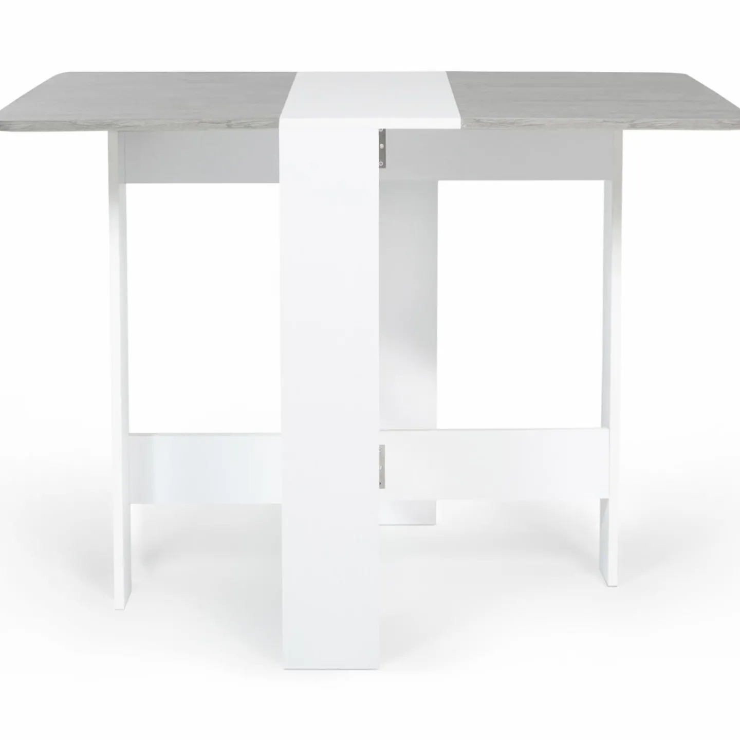 Table pliante design blanche et grise*IDMarket Sale