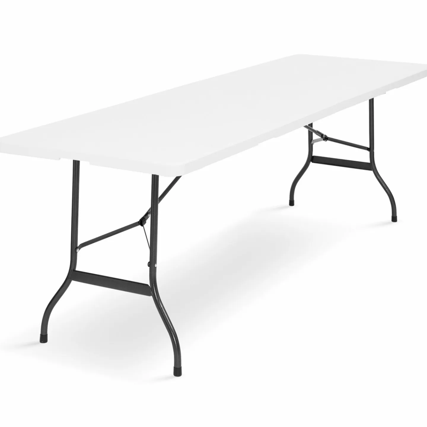 Table pliante portable blanche 1m80 et 2 bancs pliables*IDMarket Best