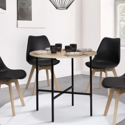 Table ronde industrielle 4 personnes 80 cm*IDMarket Clearance