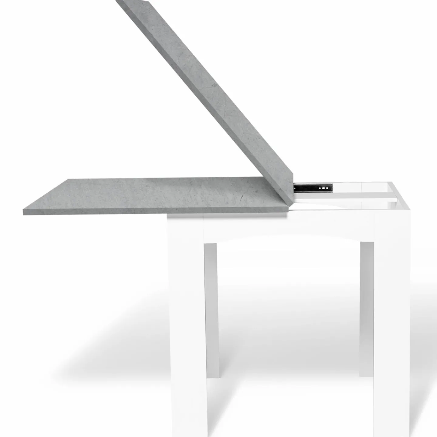 Table salle à manger extensible façon béton ciré*IDMarket Best