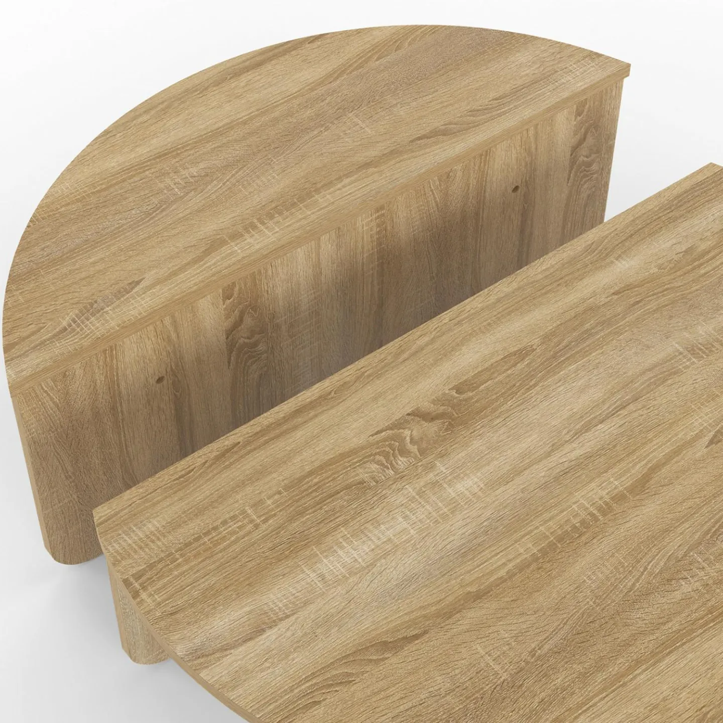 Tables basses rondes hêtre*IDMarket Sale