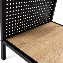 Tables de chevet acier perforé avec 1 tiroir design industriel*IDMarket Best