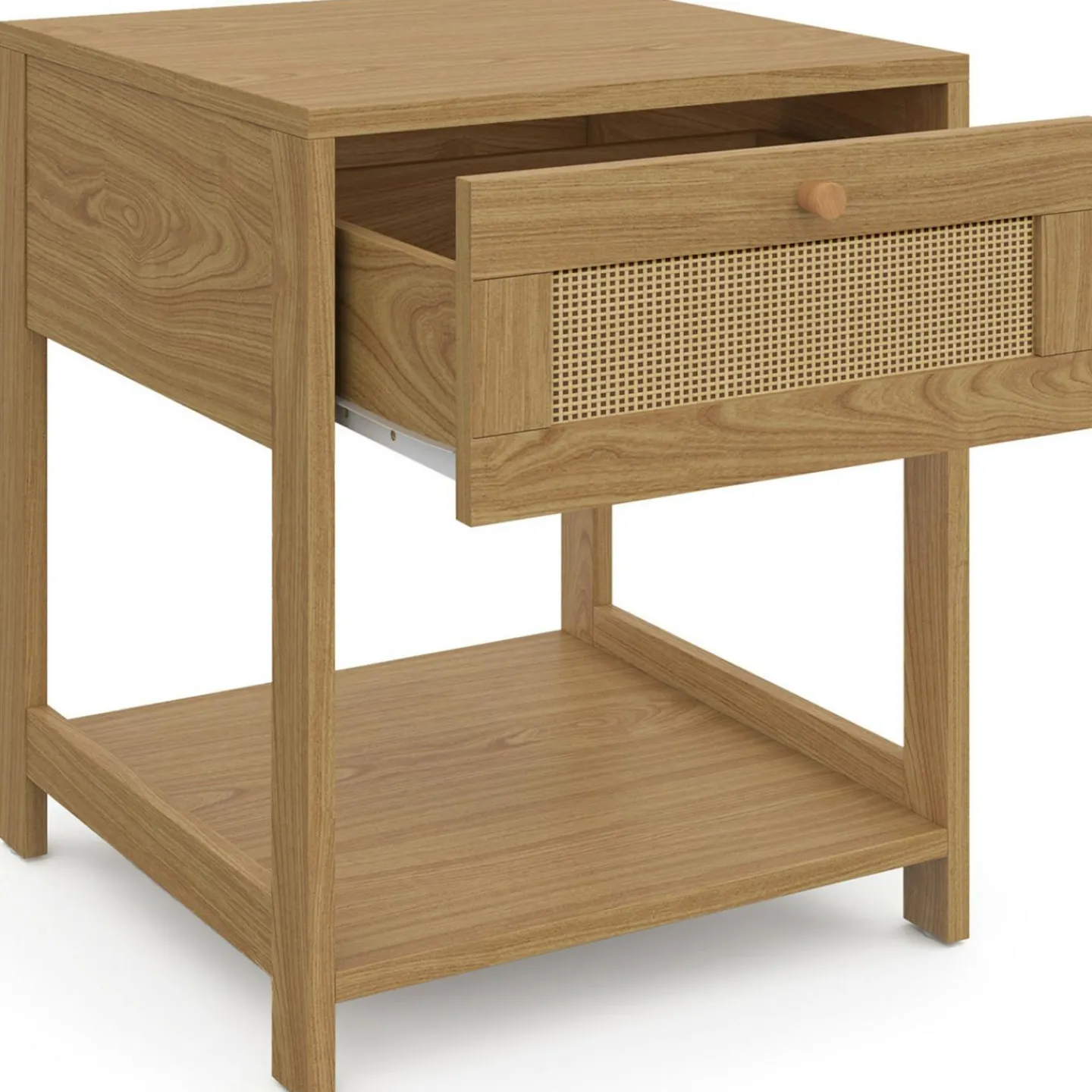 Tables de chevet vintage imitation cannage*IDMarket Sale