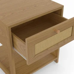 Tables de chevet vintage imitation cannage*IDMarket Sale