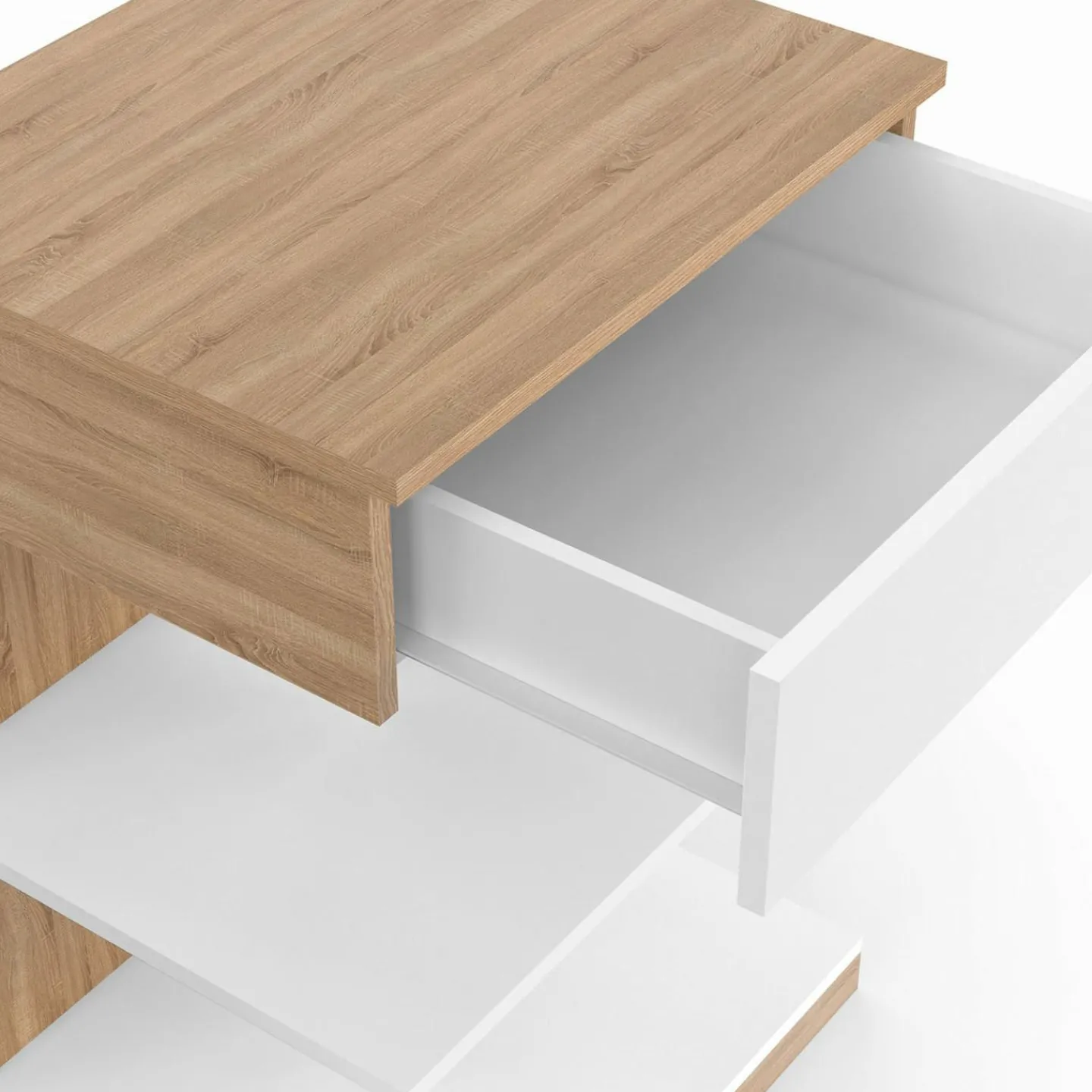 Tables de nuit avec un tiroir et deux étagères*IDMarket