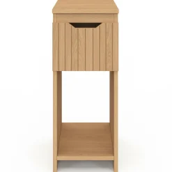 Tables de nuit effet lattes et bois*IDMarket Sale