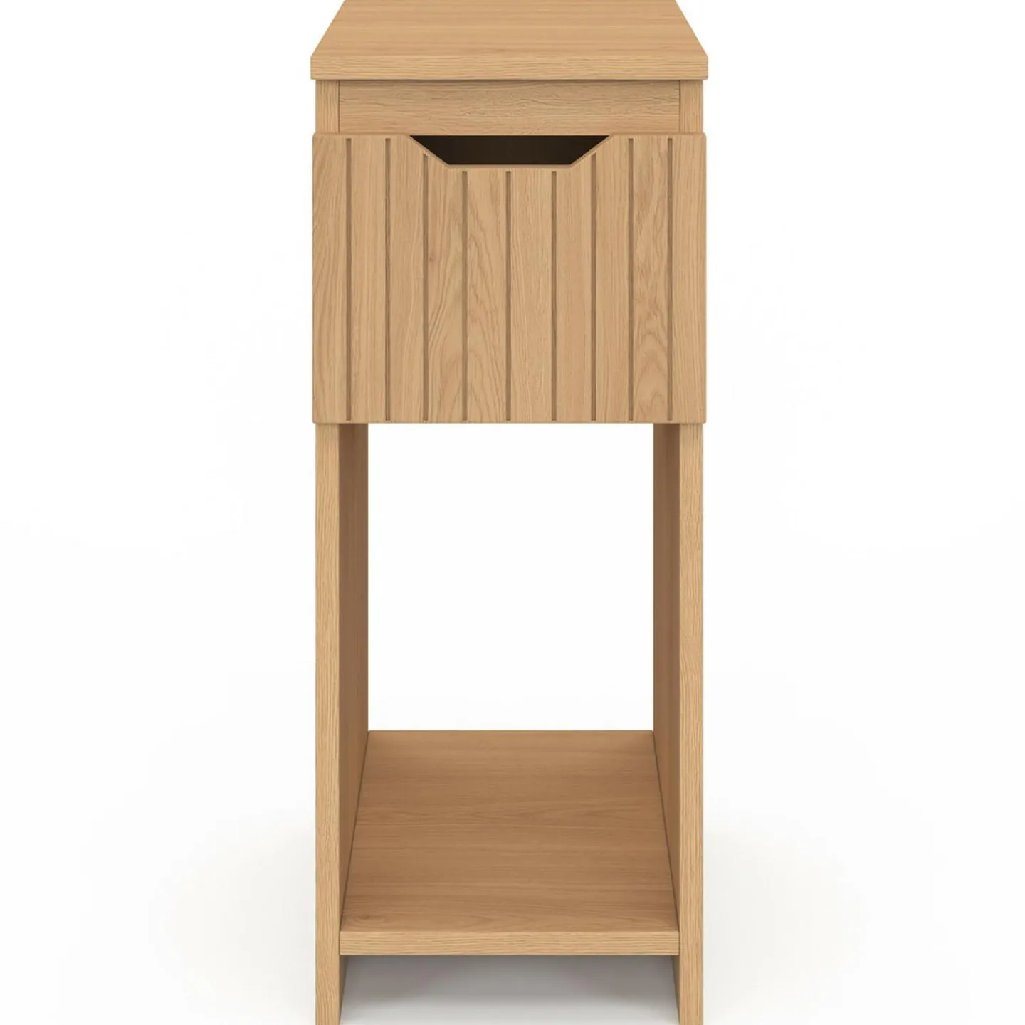 Tables de nuit effet lattes et bois*IDMarket Sale