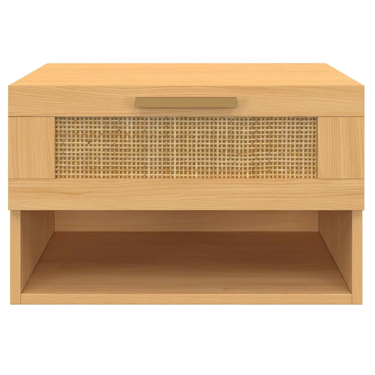 Tables de nuit murales cannage et bois*IDMarket Hot