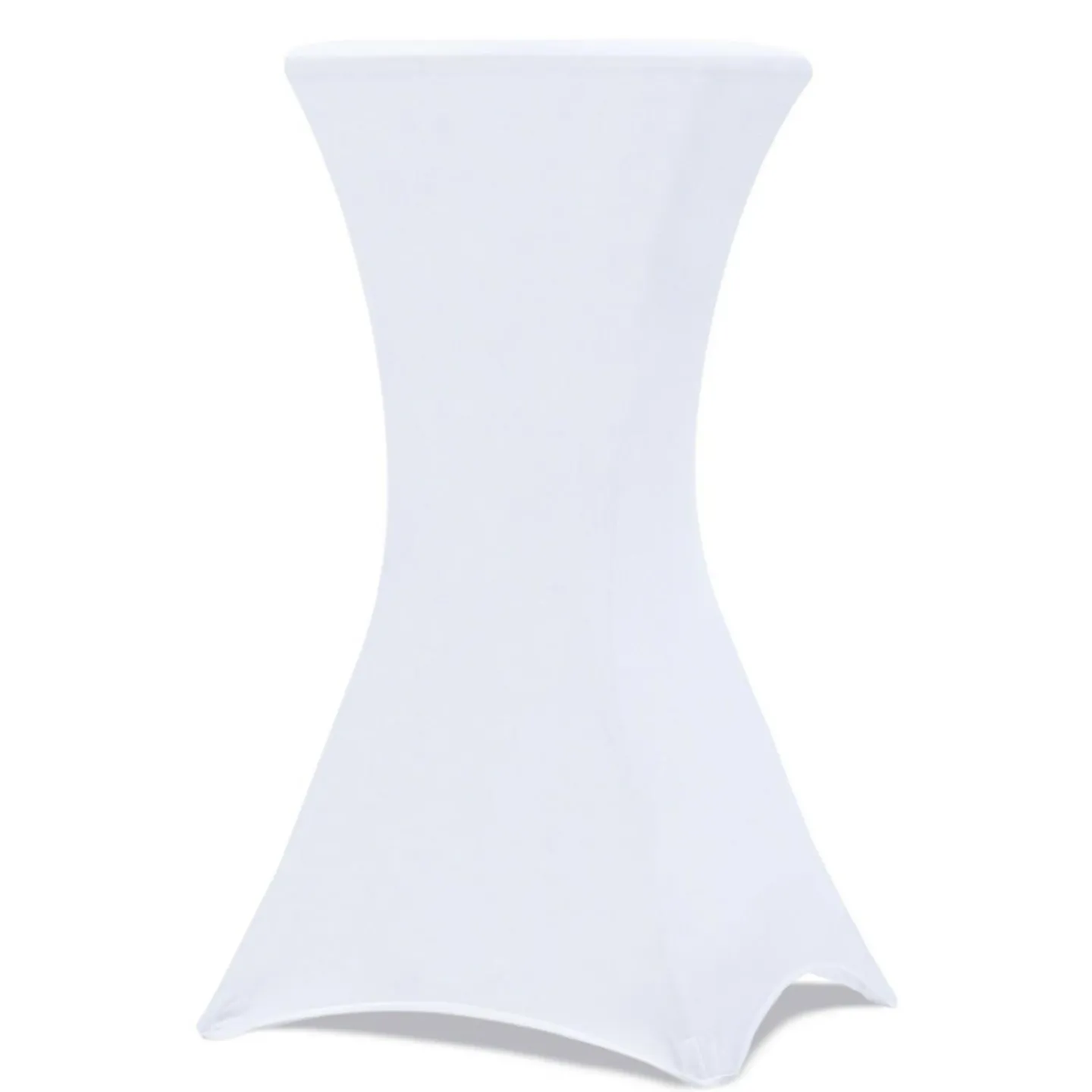 Tables hautes pliantes d’extérieur + housses blanches*IDMarket Best