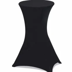 Tables mange-debout pliantes avec housse noire*IDMarket Best