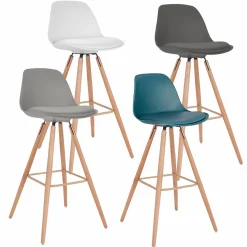 Tabourets de bar scandinaves 4 couleurs*IDMarket Hot
