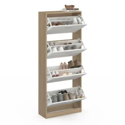 Étagère à chaussures 4 portes*IDMarket Clearance