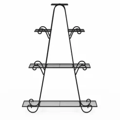 Étagère à pots de fleurs en métal avec 9 niveaux*IDMarket Discount