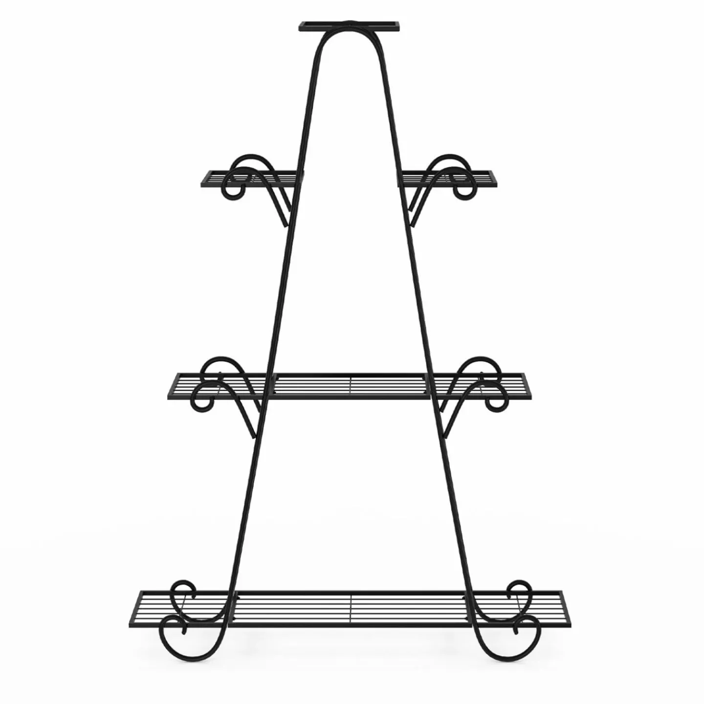 Étagère à pots de fleurs en métal avec 9 niveaux*IDMarket Discount