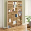 Étagère bibliothèque 30 cases modulables effet bois*IDMarket Hot