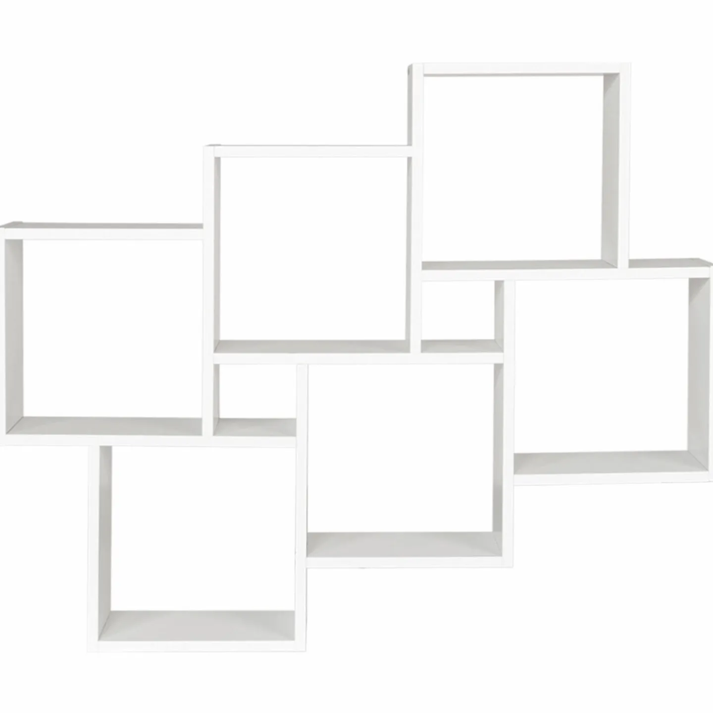 Étagère blanche murale avec 8 cubes*IDMarket Sale