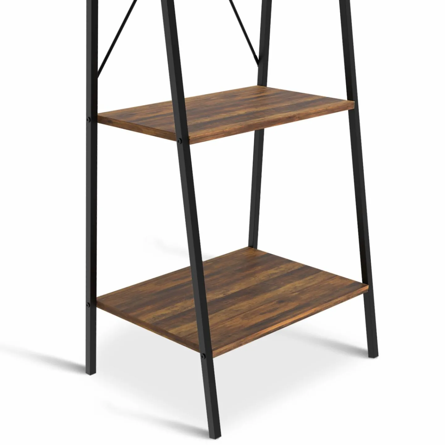 Étagère échelle industrielle effet vieilli 4 niveaux 170 cm*IDMarket Best