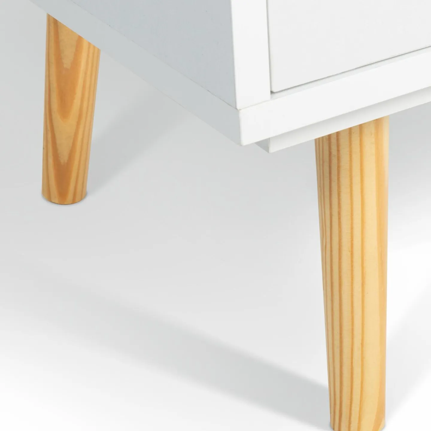 Étagère colonne style scandinave 4 niveaux blanche*IDMarket Hot