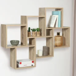 Étagère cube murale bois 1m*IDMarket Discount