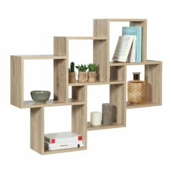 Étagère cube murale bois 1m*IDMarket Discount