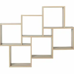 Étagère cube murale bois 1m*IDMarket Discount