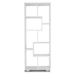 Étagère de salon moderne en bois blanc*IDMarket Sale