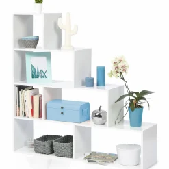 Étagère escalier blanche*IDMarket