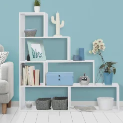 Étagère escalier blanche*IDMarket