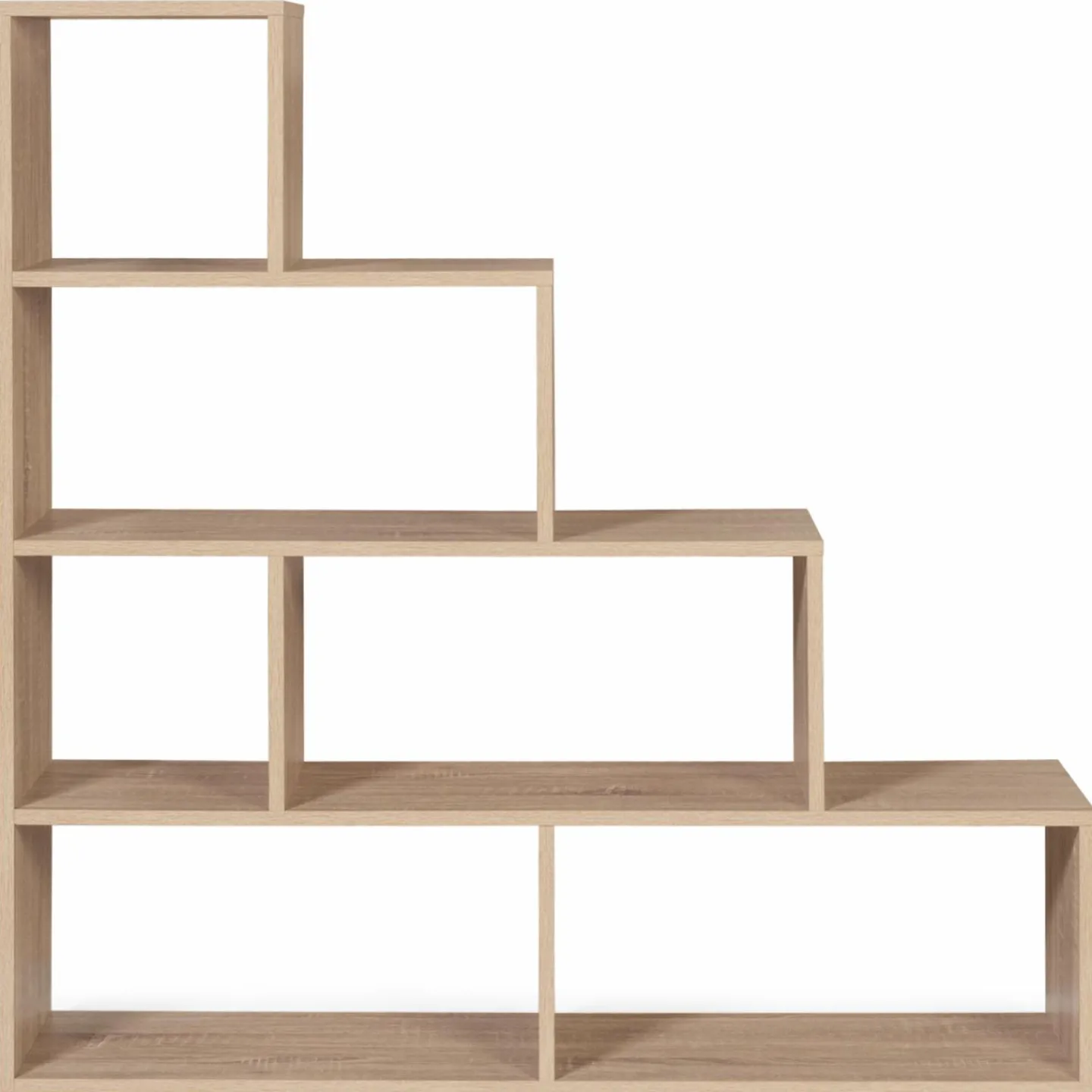 Étagère escalier bois façon hêtre*IDMarket New