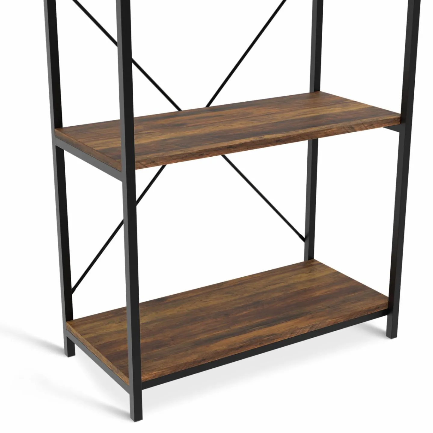 Étagère industrielle effet vieilli 5 niveaux 170 cm*IDMarket