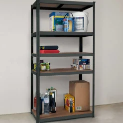 Étagère métallique modulable 5 plateaux*IDMarket Best