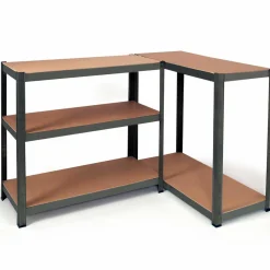 Étagère métallique modulable 5 plateaux*IDMarket Best