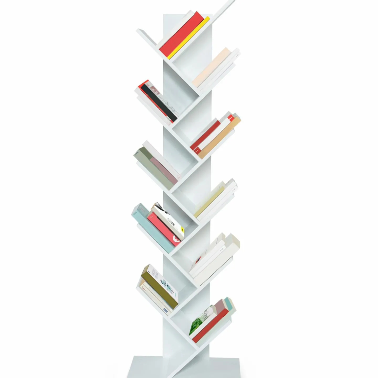 Étagère murale arbre 10 niveaux blanche*IDMarket Hot