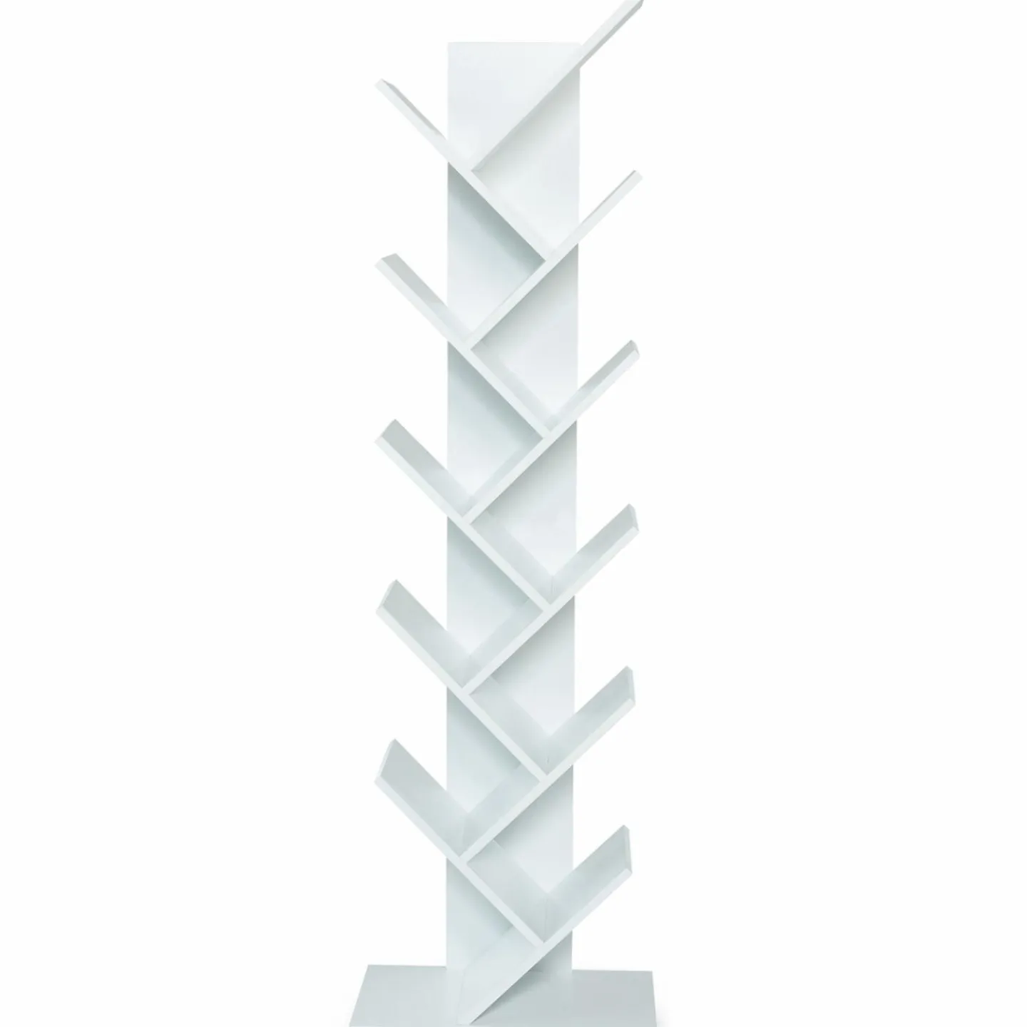 Étagère murale arbre 10 niveaux blanche*IDMarket Hot