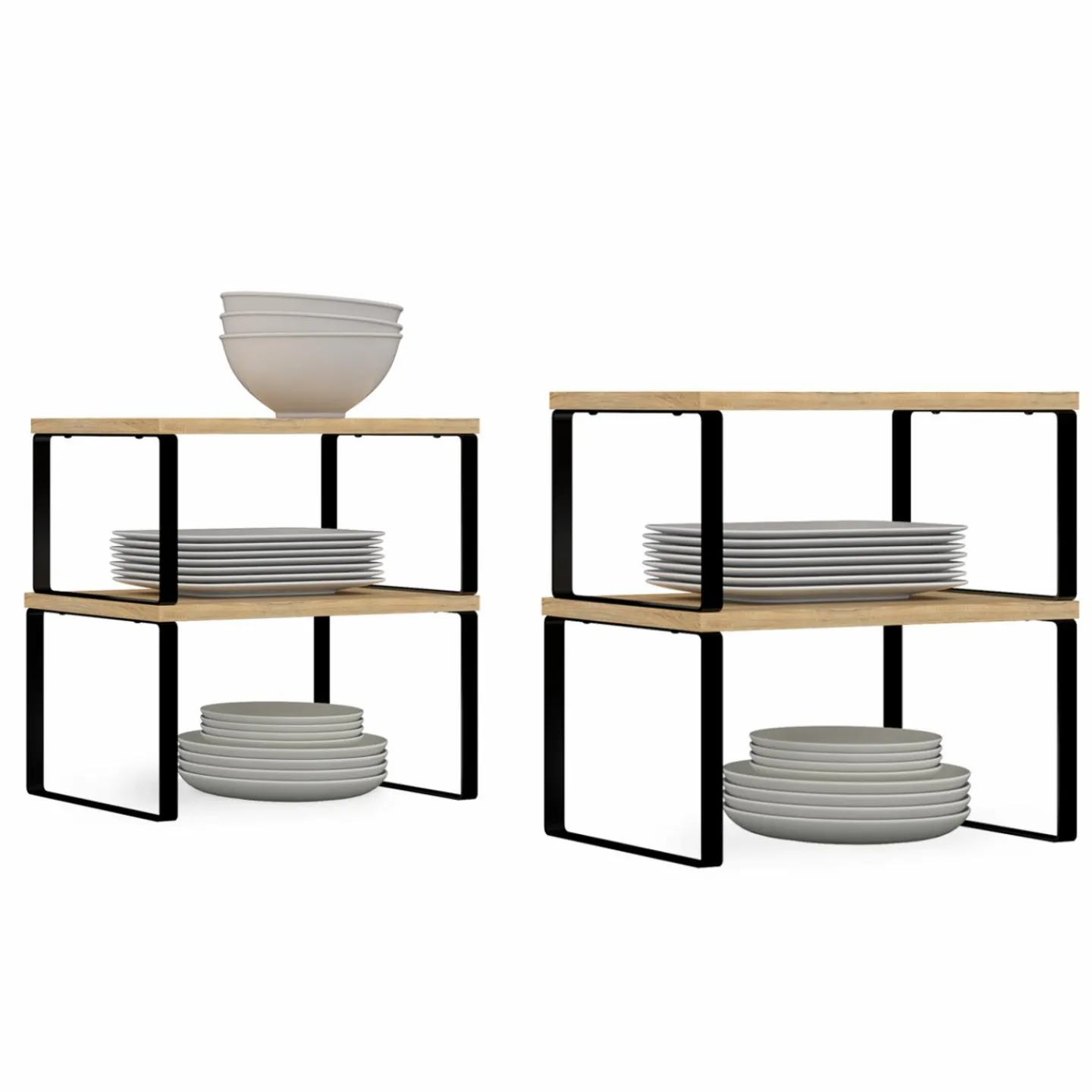 Étagères de rangement pour placard : lot de 4*IDMarket Discount