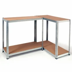 Étagères modulables charges lourdes en métal 150 cm*IDMarket Outlet