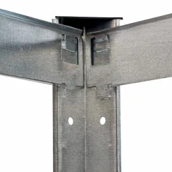 Étagères modulables charges lourdes en métal 150 cm*IDMarket Outlet