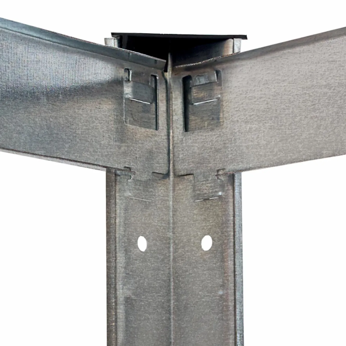 Étagères modulables charges lourdes en métal 150 cm*IDMarket Outlet