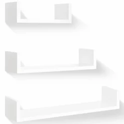 Étagères murales blanches laquées*IDMarket
