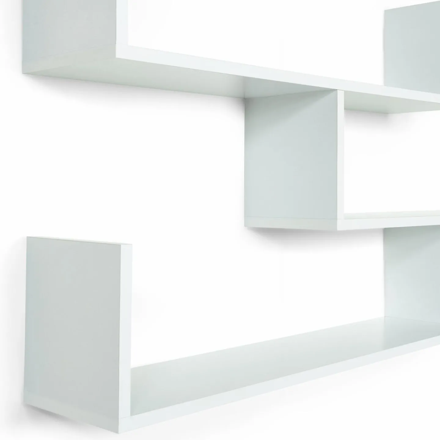 Étagères suspendues 3 niveaux blanches*IDMarket Clearance