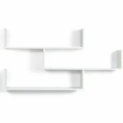 Étagères suspendues 3 niveaux blanches*IDMarket Clearance