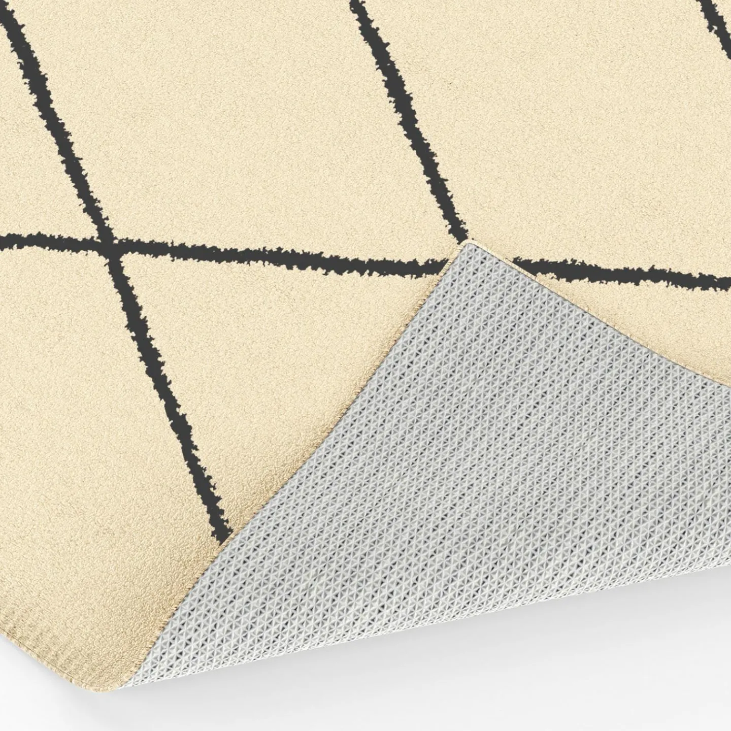 Tapis d'intérieur rectangle à motifs berbère 160 x 220 cm*IDMarket Discount