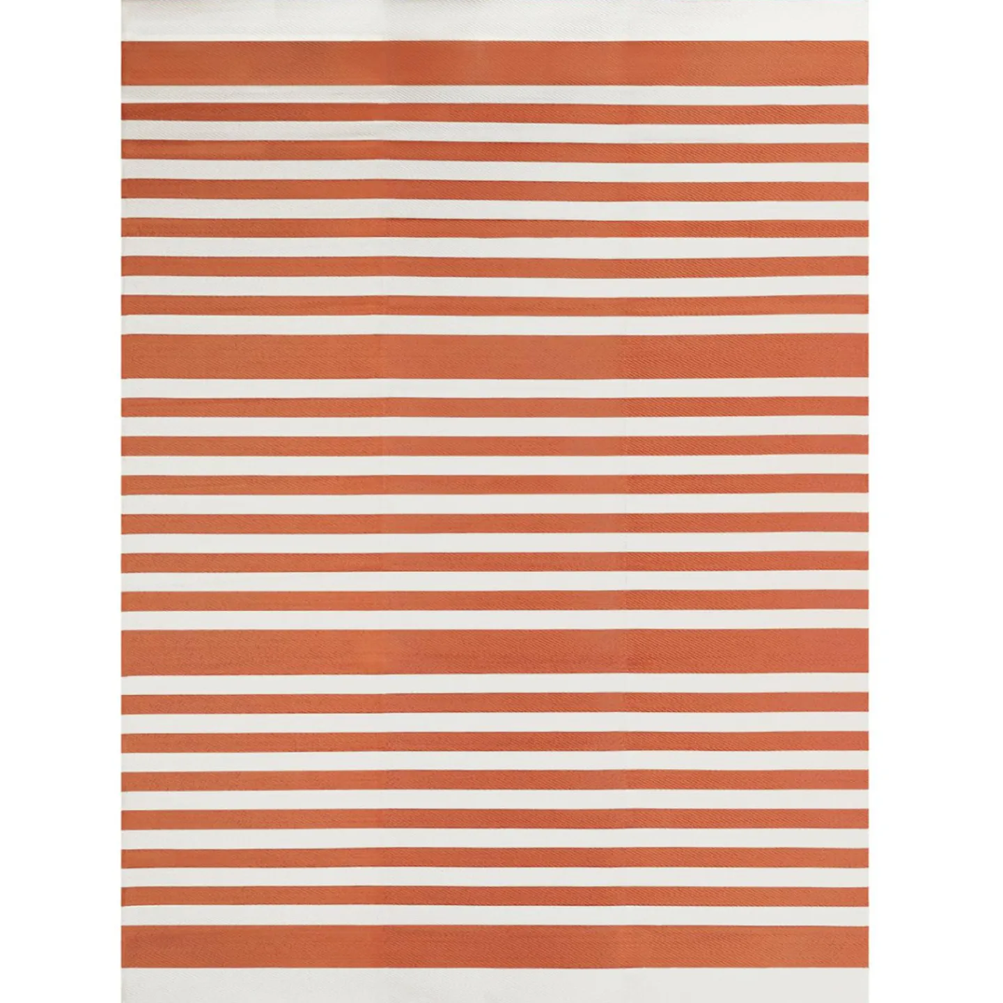 Tapis extérieur à rayures terracotta 270x370cm*IDMarket Discount