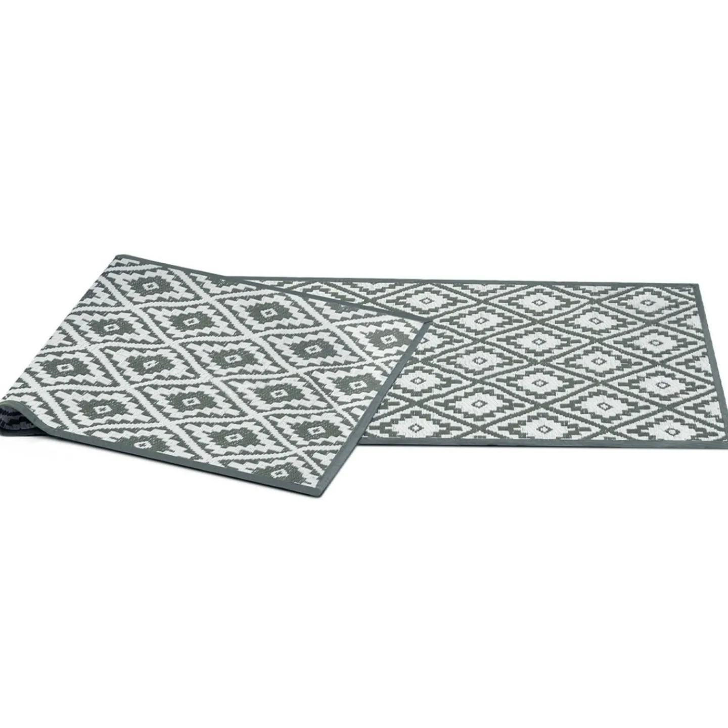 Tapis extérieur gris 80x250cm*IDMarket Sale