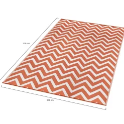 Tapis extérieur terracotta 270x370cm*IDMarket Hot